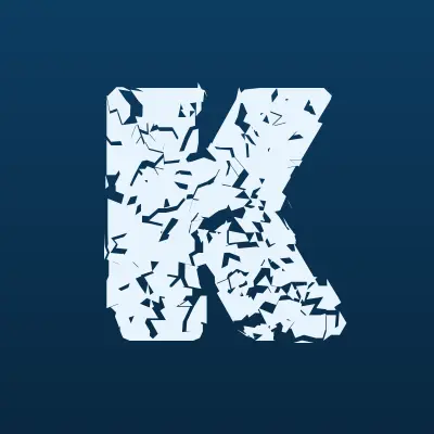 Кристальная вода, киоск по продаже питьевой воды, лого-визитка